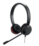 Jabra Evolve 20SE MS Stereo Headset Huvudband Svart