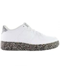 Nike Childrens Unisex Air Force 1 KSA Kids White Trainers - Multicolour Leather - Size UK 6