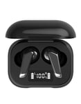 Drappers J70 TWS Bluetooth 5.0 Earbuds True Wireless Stereo 8D Immersive Deep Bass-Stereo Sound in-Ear Wireless IPX4-Waterproof, Built-in Mic Headset, Premium Sound Smart LCD Display Charging Case.
