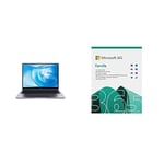 HUAWEI MateBook 14 2020 Ordinateur Portable, 14 Pouces, Intel Core i5-10210U, 8GB RAM + Microsoft Office 365 Famille | Téléchargement