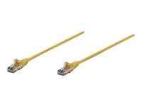 Intellinet Network Patch Cable, Cat6, 15M, Yellow, Cca, U/Utp, Pvc, Rj45, Gold Plated Contacts, Snagless, Booted, Lifetime Warranty, Polybag - Patch-Kabel - Rj-45 (Hane) Till Rj-45 (Hane) - 15 M - Utp - Cat 6 - Formpressad, Hakfri - Gul