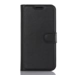 Samsung Galaxy S7 Edge Soft Pouch Leather Wallet Case Black