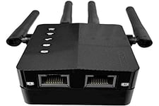 FOSCAM Répéteur Wi-FI Signal Internet 1200 Mbps Amplificateur sans Fil Double Bande 2,4G et 5 GHz avec Signal LED Intelligent - Haute Vitesse, Configuration avec Bouton WPS Port Ethernet