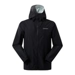 Berghaus Men's Deluge Pro 3.0 Jacket, Black/Black, XL