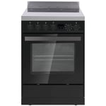 Eurotech 60cm Electric Freestanding Oven - Black