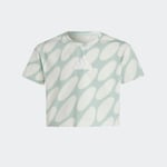 adidas Marimekko Allover Print Cotton T-Shirt Barn Kids
