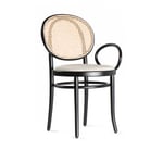 Gebruder Thonet Vienna - N. 0 Chair, Black C01, Woven Cane, Fabric Cat. C Harlald 3 Col. 823