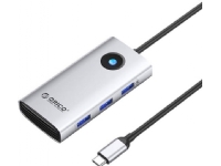 Orico USB-C, HDMI, 3xUSB 6-in-1 Docking Station HUB (silver)