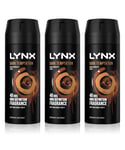 Lynx Mens Body Spray Dark Temptation 48-H High Definition Fragrance Deo, 3x150ml - NA - Size 150 ml