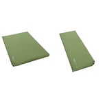 Vango Odyssey Double Self Inflating Sleep Mat, Epsom Green, 10 cm [Amazon Exclusive] & Odyssey 7.5 Single Self Inflating Sleep Mat, Epsom Green [Amazon Exclusive]