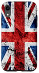 iPhone XR Cool Retro UK Distressed Flag Illustration Graphic Designs Case