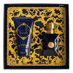 Versace Dylan Blue MensGift Set - EDT 50ml Spray + Perfumed Bath & Shower Gel