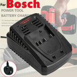 For Bosch 18V Battery Charger AL1820CV Li-ion 14.4V-18V BAT609 BAT618 BAT619G UK