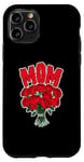 Coque pour iPhone 11 Pro Mom Roses - Fête des mères vintage pour les amoureux des roses rouges