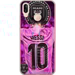 Huawei P20 lite Genomskinligt Skal Messi