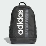 Adidas Linear Core Backpack Unisex Sports Travel School Football Bag Black