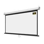 ALDS Projector Screen for Office Home Cinema Classroom Wall-Mounted projection screen pull down 60 in 4:3 HD Movie Screens Slow Retract Mechanism 116cm(W) x 87cm(H)
