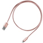 SilverStone SST-CPU03P - USB réversible certifié Apple Recharge et synchronisation de données à haute vitesse Cable Lightning, 1.0m , Cable extrêmement durable avec tressage en nylon