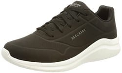 Skechers Men's 232209 ULTRA FLEX 2.0 VICINITY Sneaker, Black Synthetic/Trim, 8.5 UK