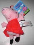 Peppa Pig Hand MINI Puppet Kids Soft Plush Toy brand new BNWT clip on