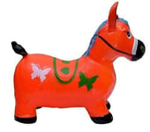 Orange Horse Hopper(Inflatable Space Hopper,Jumping Horse,Ride-on Bouncy Animal)