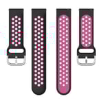 EBN Clasp klockarmband Polar Grit X2 Pro - Svart/mörkrosa