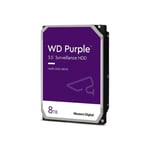 - Western Digital - WD Purple WD85PURZ - Disque dur - 8 To - interne - 3.5" - SATA 6Gb/s - 5640 tours/min - mémoire tampon : 256 M