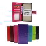 Crazy Horse Wallet Samsung Galaxy S24 Ultra 5G (SM-S928B/DS) Svart