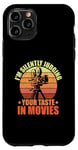 Coque pour iPhone 11 Pro Judging Your Taste in Movies Film Fan Film Cinéma