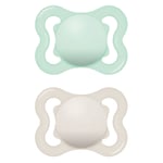 MAM Air Silicone 0-6m Neutral 2 st