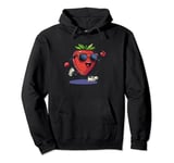 Cool Strawberry Costume with funny Shoes and Arms Pullover Hoodie