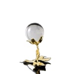 Guld Kristallboll Dekoration, Elegant Metalldesign, Samtida Stil,Guld - B, visas på bilden