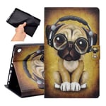 Case for Kindle Fire HD 8 Tablet, GSWAY Thinnest Lightest Folding Stand PU Leather Cover with Auto Sleep/Wake & Anti-Slip for Amazon Kindle Fire HD 8 2018/2017/2016 - Shar Pei