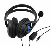 Gaming Headset with Mic for PC,PS4,Xbox One, Over-Ear Headphones -Black
