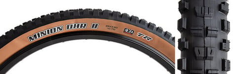 Maxxis Minion DHR II Tire 29x2.6 Dark Tanwall Folding EXO / TR / WT