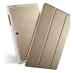 Acer Iconia One 10 - B3-A50 tri-fold leather case - Gold