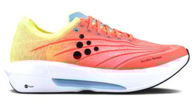 Chaussures running craft nordlite tempo orange jaune femme