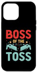 Coque pour iPhone 15 Pro Max Boss Of The Toss Cornhole Sac poire à lancer de maïs
