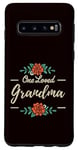 Coque pour Galaxy S10 T-shirt Grandma Femme One Loved Grandma Fête des Mères