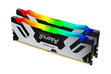 Kingston FURY Renegade RGB - 32GB:2x16GB - DDR5 RAM - 8000MHz - DIMM 288-pin - On-die ECC - CL38