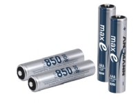 Ansmann 1311-0007, Laddningsbart batteri, AAA, Nickel-metallhydrid (NiMH), 1,2 V, 4 styck, 800 mAh