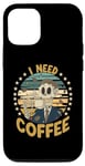 iPhone 12/12 Pro Skeleton Coffee Brewer I Need Coffee Case