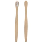 Bamboo Toothbrush Biodegradable Soft Eco-friendly Nylon Bris White
