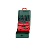 Metabo 627151000 HSS-R Twist Drills (19 pcs.), Green