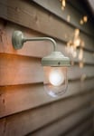  Outdoor Wall Light Modern Barn Lamp in Sage Green Garden Trading