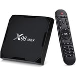 X96 Max Android 8.1 TV Box 4K Boîtier TV 【4GB RAM+32GB ROM 】 USB 3.0 BASKER Smart TV Box, Android Box