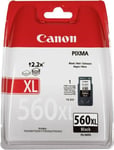 Canon Genuine PIXMA PG - 560XL BK 14.3ml Black Ink New & Sealed
