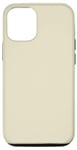 iPhone 15 Pro Tan White Case