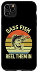 iPhone 11 Pro Max Bass Fish reel them in Perch Fish Fishing Angler Predator Case