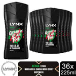 Lynx Africa Shower Gel Body Wash 12H Refreshing Fragrance for Men 225ml, 36 Pk